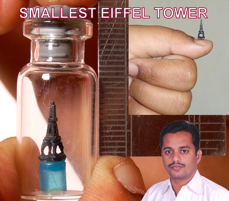 SMALLEST PENCIL EIFFEL TOWER