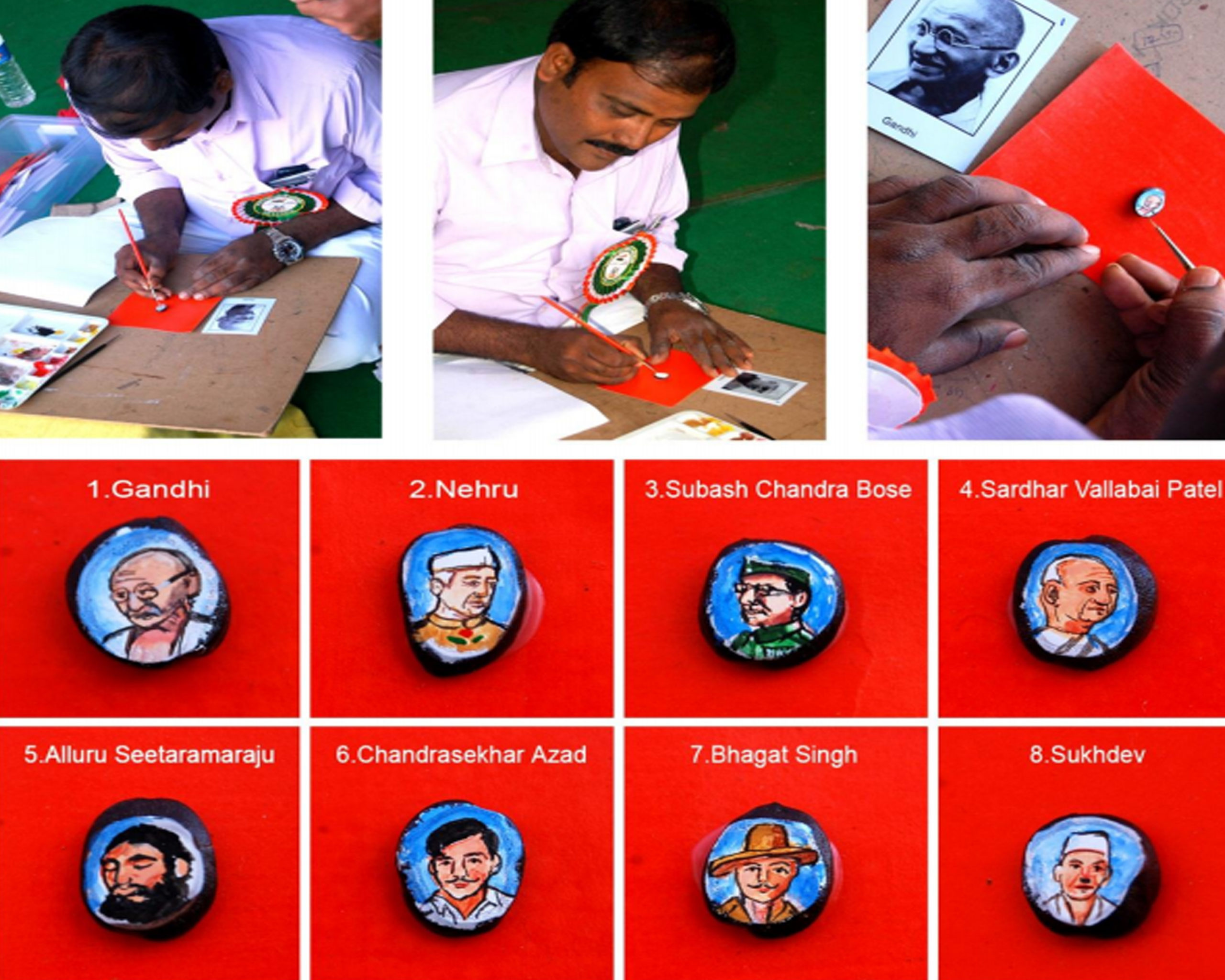 MICRO – TIP PORTRAITS ON TAMARIND SEEDS