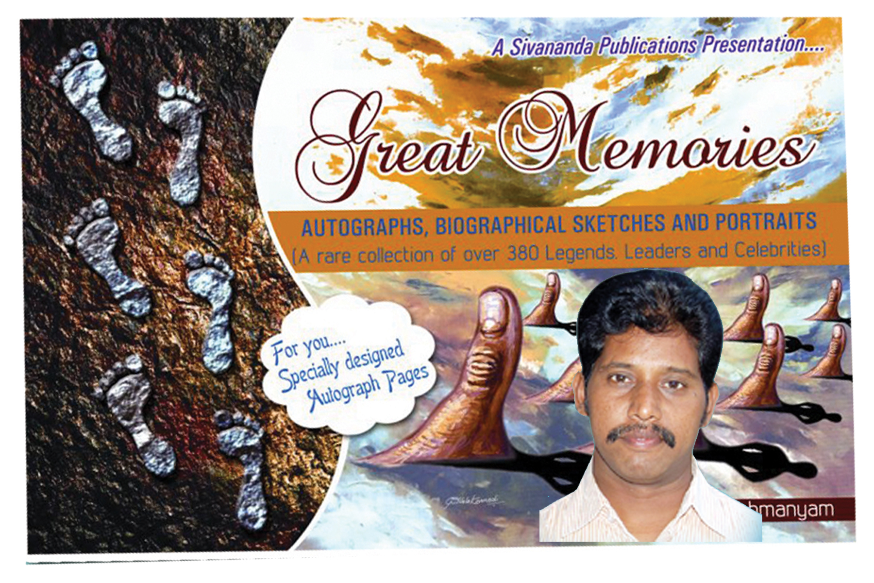 HAND BOOK PUBLISHED ON MOST NUMBER OF PERSONALITIES WITH THEIR BIOGRAPHIES , PHOTOS AND SIGNATURES