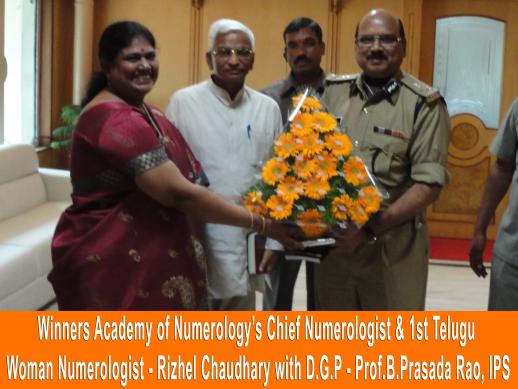 FIRST TELUGU WOMAN NUMEROLOGIST & FIRST BUSINESS NUMEROLOGY SPECIALIST (WOMAN)
