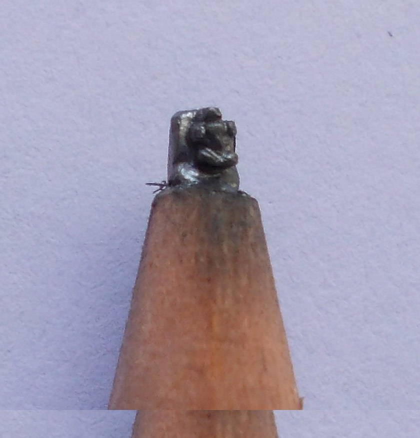SMALLEST LORD GANESH ON PENCIL LED