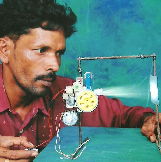 SMALLEST CINE REEL PROJECTOR IN MATCH BOX SIZE