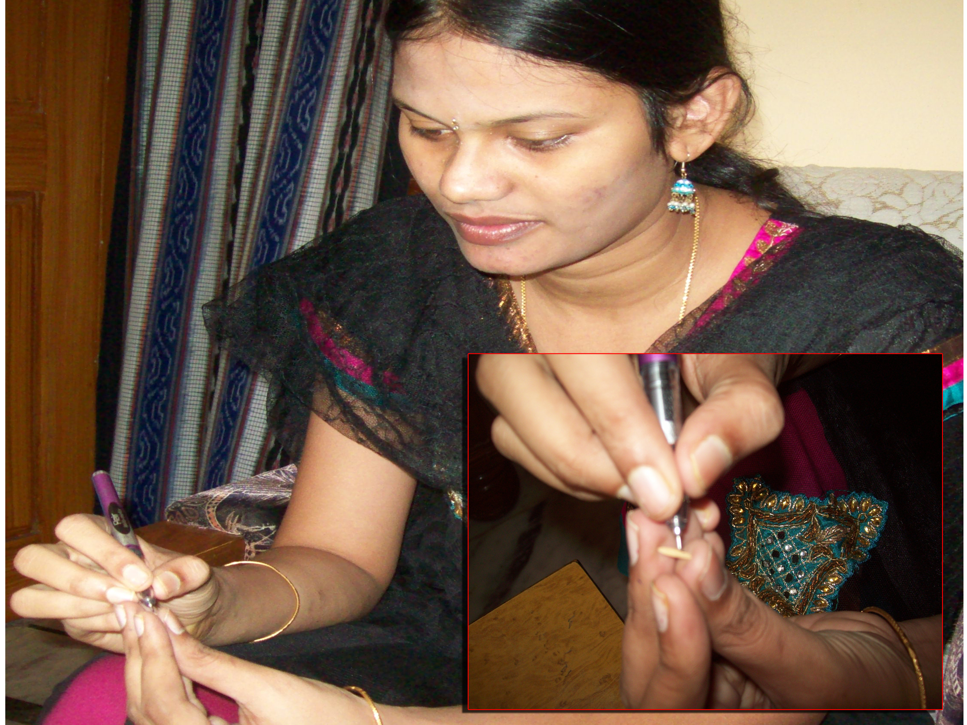 THE FASTEST ALPHABETS WRITING ON RICE GRAIN