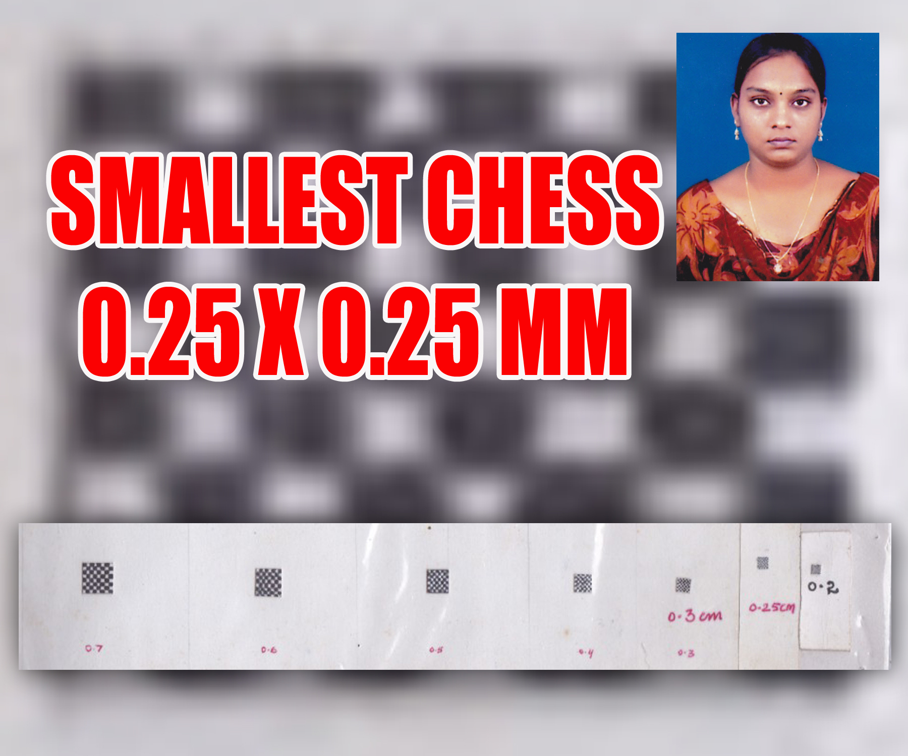 SMALLEST CHESS BOARD SET