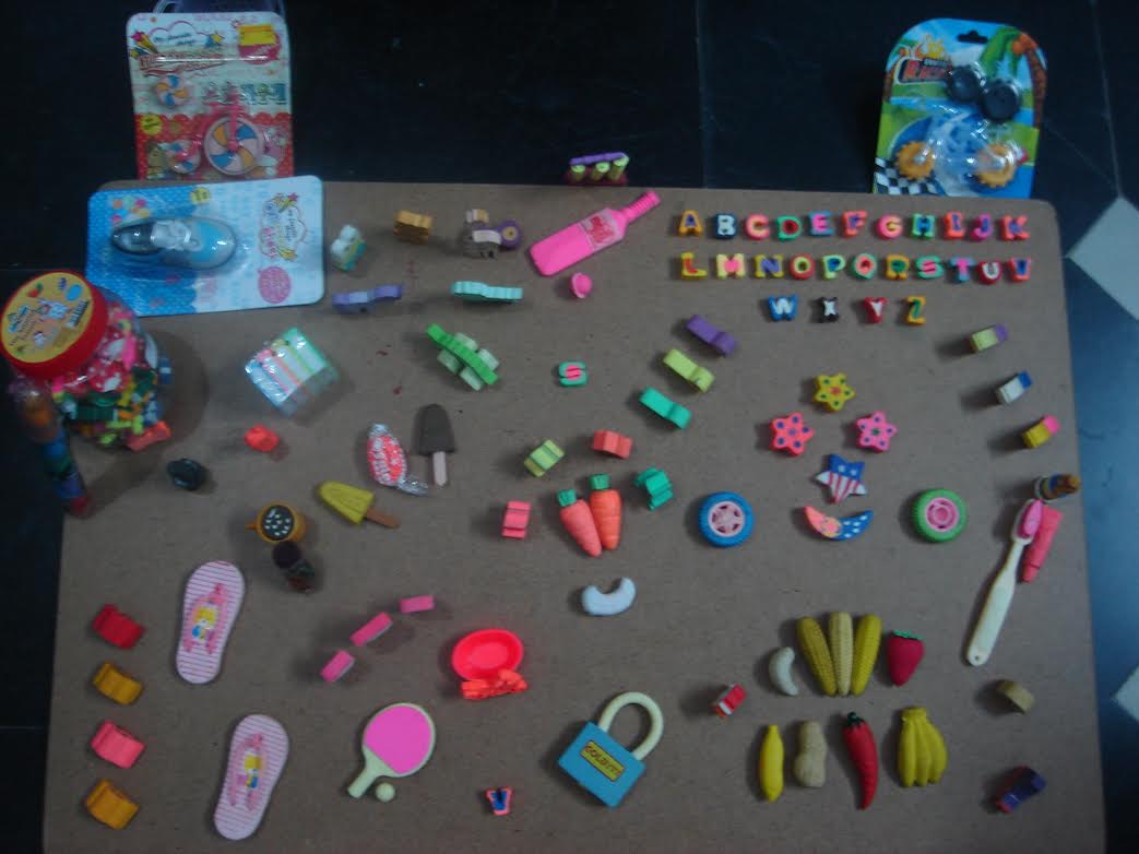 LARGEST PENCIL ERASERS COLLECTION