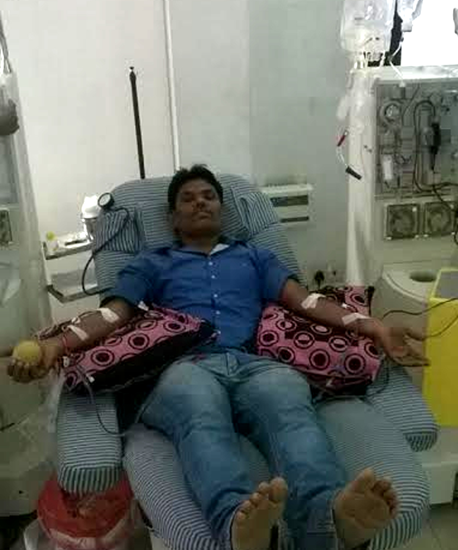 MOST NUMBER OF TIMES BLOOD DONATED BY INDIVIDUAL