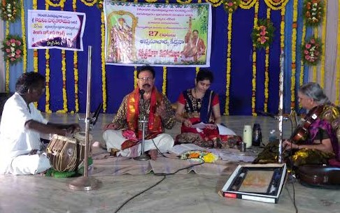 27 HOURS NON STOP SINGING OF ‘ANNAMAIAH SANKEERTHANAS IN  MAHA YAGNAM ‘