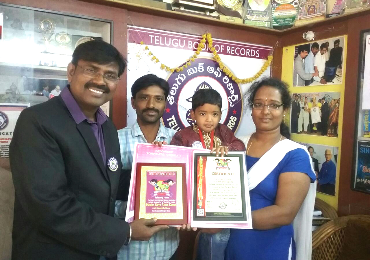 FASTEST TIME TO RECITED 100 ANSWERS WITHIN 2 MINUTES