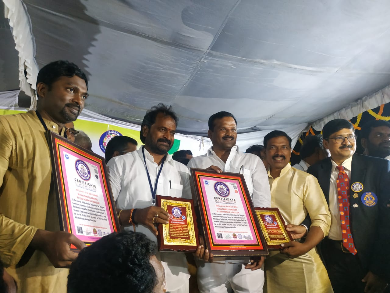 THE HUGE NUMBER WOMEN PARTICIPATED AND TAKEN PROCESSION OF BATHUKAMMA RALLY