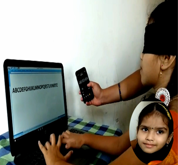 FASTEST TIME TO TYPING ALPHABETS WITH BLINDFOLDED  SHORTEST TIME IN THE YOUNGEST AGE