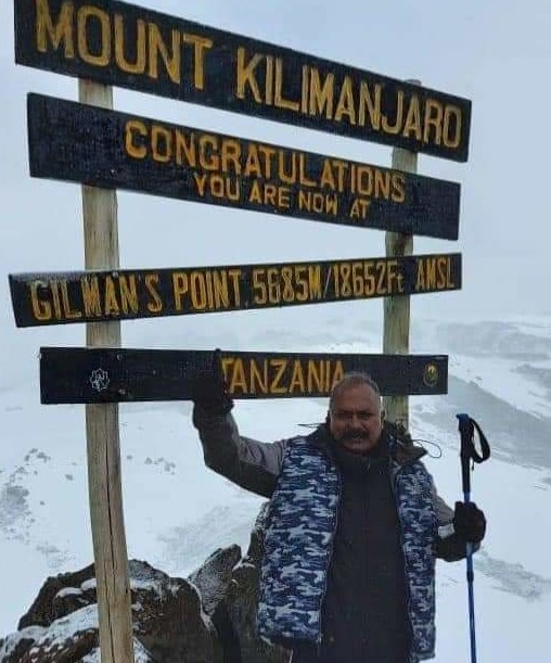 FIRST INDIAN POLICE OFFICER (Retd.) TO CLIMB MOUNT ELBRUS (RUSSIA) AT THE AGE OF 60’S