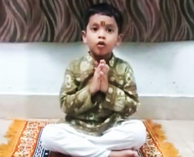 MULTIPLE DEVOTIONAL SLOKAS RECITED BY YOUNGEST BOY