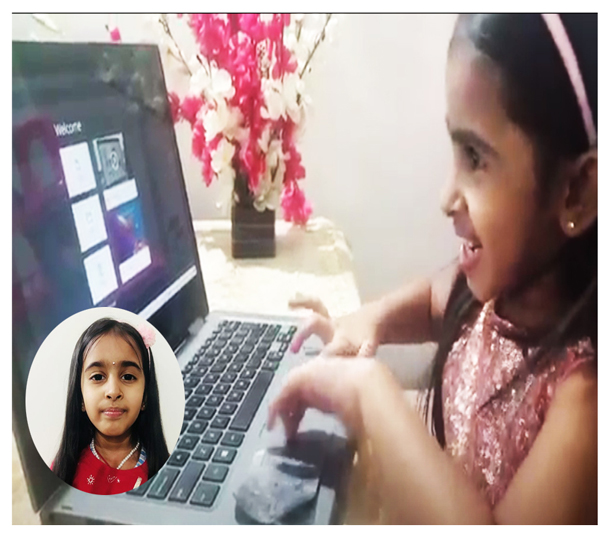 YOUNGEST TO PERFORM AND GIVE DEMO ON MICRO SOFT PAINT 2D AND 3D