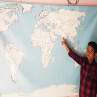 IDENTIFICATION OF COUNTRIES AND CAPITALS NAMES BY SHOWING A WORLD MAP