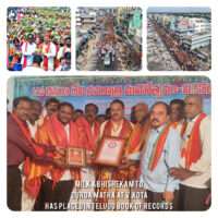 A GRAND MILK ABHISHEKAM TO GODDESS DURGA AT DURGA MATA TEMPLE