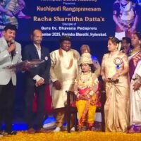 YOUNGEST KUCHIPUDI DANCER PERFORM FULL LENGTH RANGAPRAVESHAM