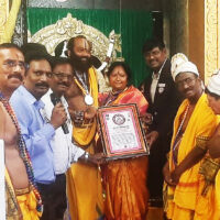 28-FEET PADMA HOMAKUNDAM FOR  DWADASHA-DALA KAMALASANA SRI CHAKRA MAHA YAJNA